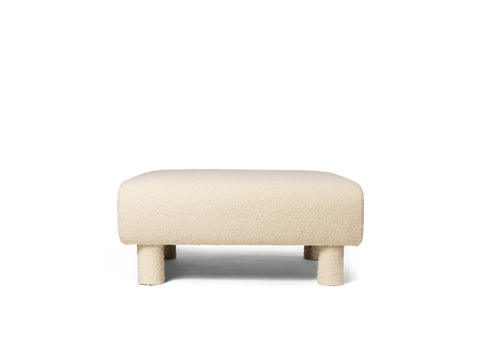 Dase Soft Scandinavian Contemporary Cocktail Ottoman