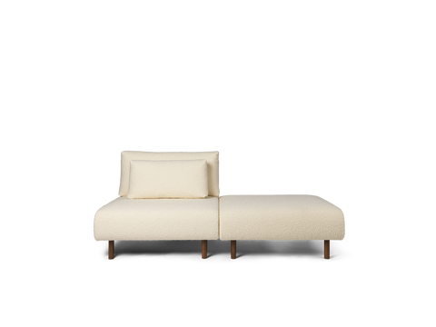 Dase Soft Scandinavian Contemporary Cocktail Ottoman