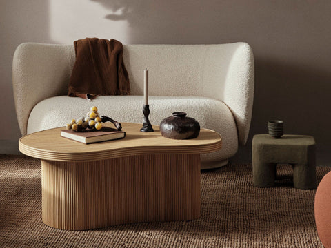 Rico Soft Scandinavian Symmetrical Two-Seater Standard Sofa