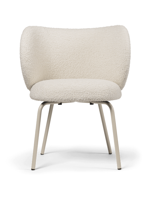 Rico Soft Scandinavian Nordic Barrel Back Dining Side Chair