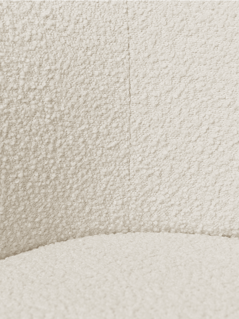 Rico Soft Scandinavian Nordic Barrel Back Dining Side Chair