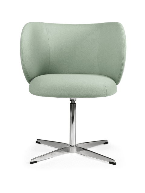 Rico Timeless Minimalist Modern Barrel Back Dining Side Chair