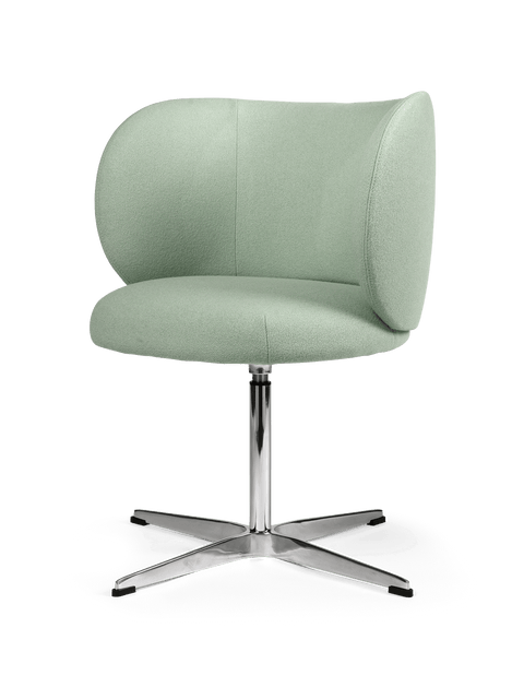 Rico Timeless Minimalist Modern Barrel Back Dining Side Chair