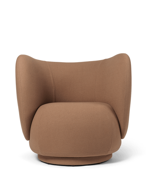 Rico Timeless Minimalist Contemporary Barrel Lounge Chair