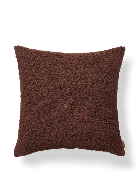 Monochromatic Scandinavian Textured Square Accent Throw Pillow
