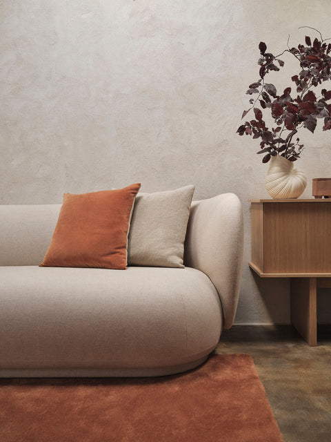 Monochromatic Contemporary Accent Throw Pillow