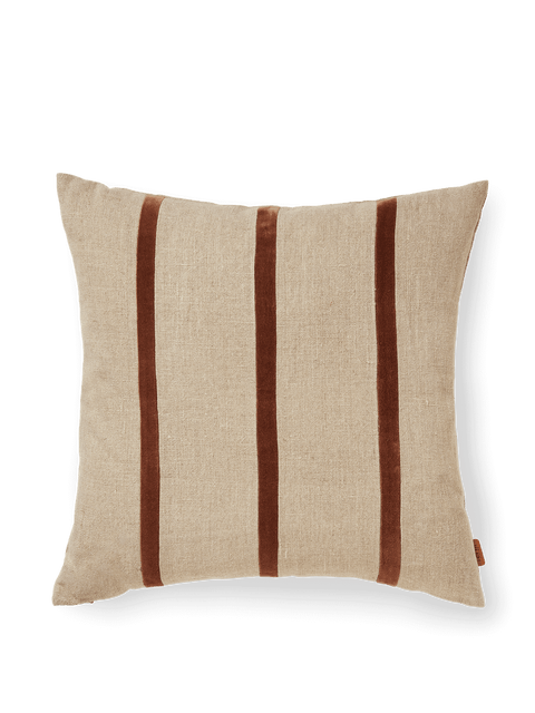 Classic Farmhouse Linen Accent Throw Pillow