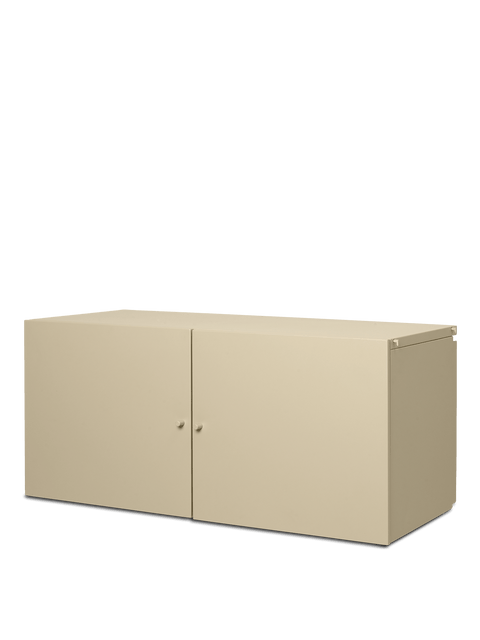 Industrial Modern Cupboard with Knob Handle Cabinet