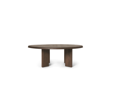 Timeless Minimalist Organic Round Wood Coffee Table