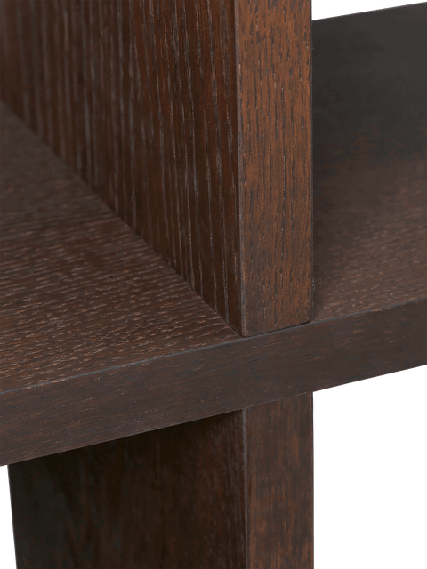 Minimalist Oak Veneer Standard Bookcase