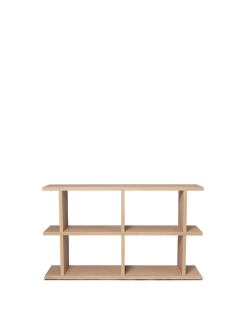 Minimalist Cube Bookshelf in Neutral Finish