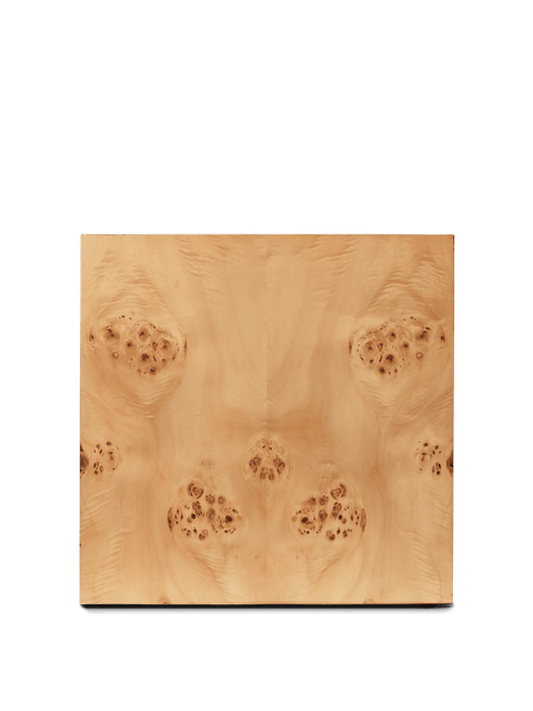 Timeless Minimalist Burl Center Accent Table
