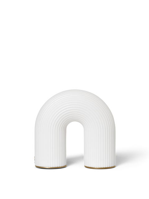 Accent Arc Modern Fluted Novelty Table Lamp