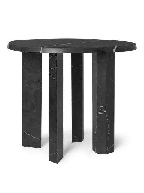 Contemporary Center Table with Beveled Edge Accent Table