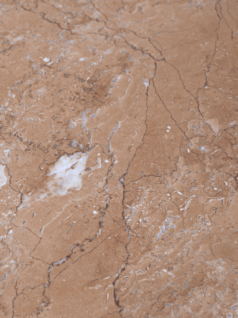 Contemporary Edge Rose Coffee Table with Beveled Edge