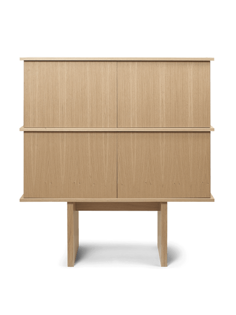 Minimalist Scandinavian Veneer Sideboard Cabinet