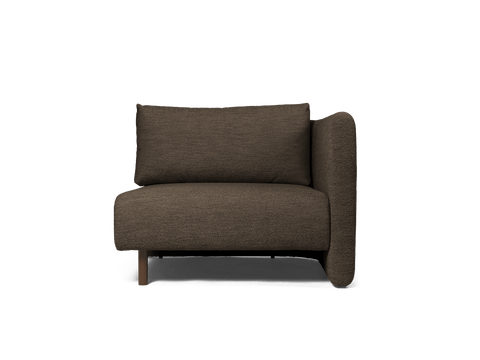 Dase Soft Scandinavian Curved Armrest Modular Sofa