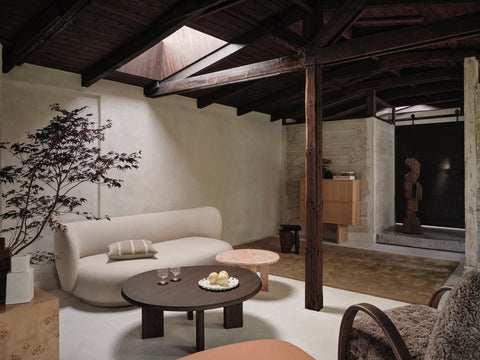 Rico Soft Scandinavian Minimalist Curved Lounger Sofa