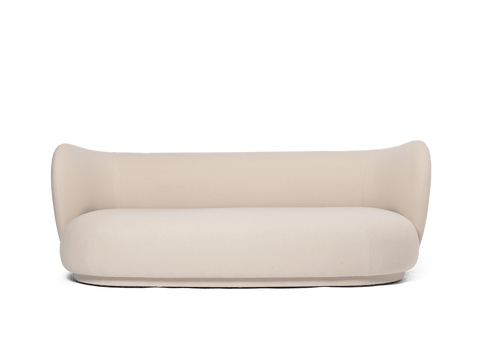 Rico Soft Scandinavian Minimalist Curved Lounger Sofa