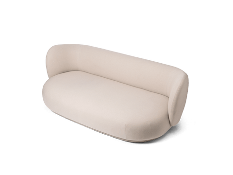 Rico Soft Scandinavian Minimalist Curved Lounger Sofa