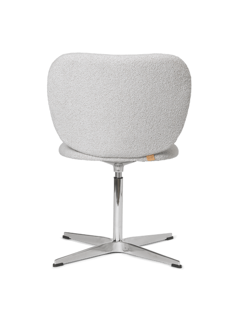 Rico Timeless Minimalist Armless Boucle Office & Gaming Chair
