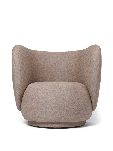 Rico Barrel Lounge Chair in Modern Timeless Minimalist Style