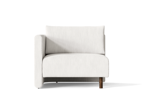 Dase Soft Scandinavian Contemporary Curved Modular Sofa