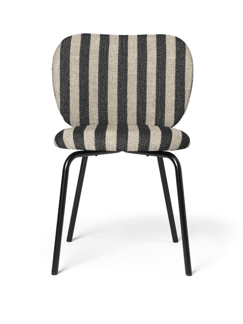 Rico Timeless Minimalist Curved Upholstered Dining Side Chair