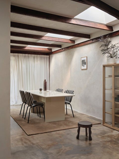 Rico Timeless Minimalist Curved Upholstered Dining Side Chair