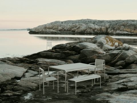 Dapple Outdoor Living & Garden Minimalist Cut-Out Garden Bench