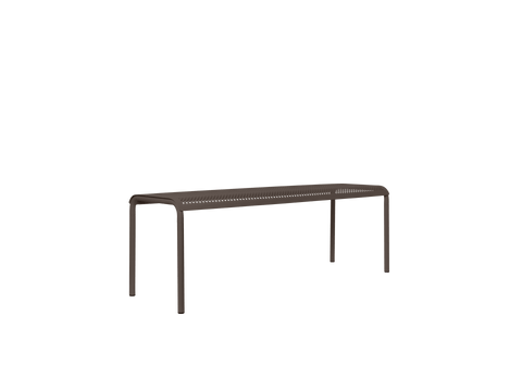 Dapple Modern Garden Bench with Cut-Out Design