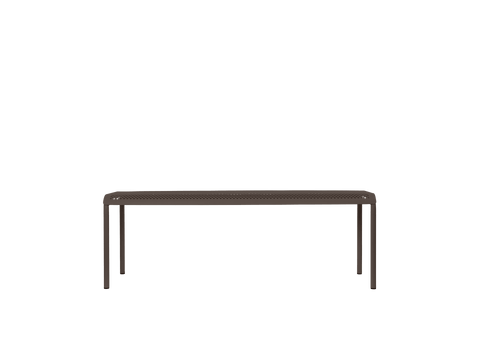 Dapple Modern Garden Bench with Cut-Out Design
