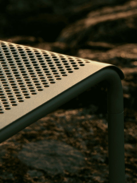 Dapple Modern Cut-Out Armless Garden Bench