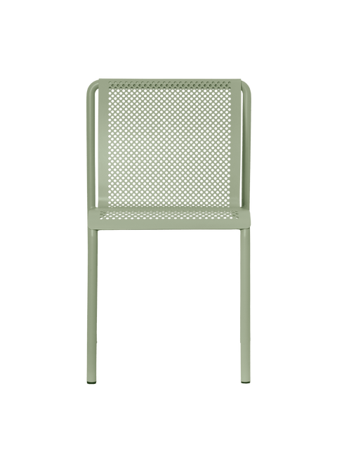 Dapple Modern Slat Back Dining Side Chair for Outdoor Living