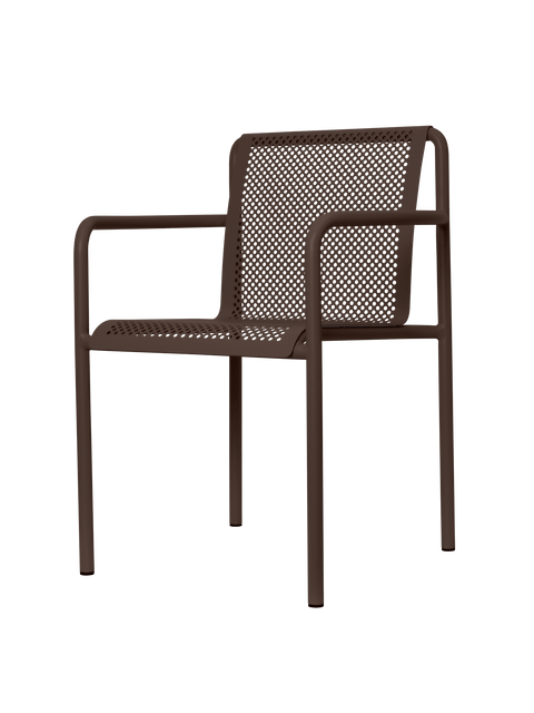 Dapple Modern Armless Armchair with Open Back
