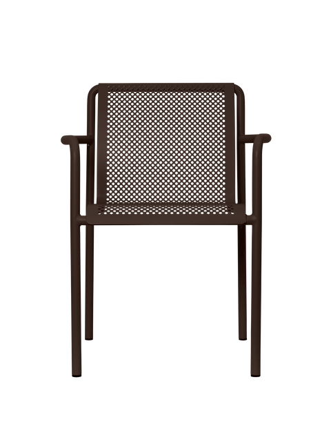 Dapple Modern Armless Armchair with Open Back