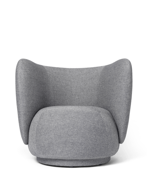 Rico Timeless Minimalist Modern Barrel Upholstered Lounge Chair