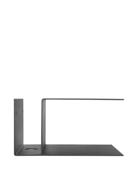 Lager Industrial Creative C Table with Cable Management Accent Table