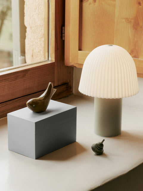 Ambient Frill Mushroom Bell Table Lamp Minimalist