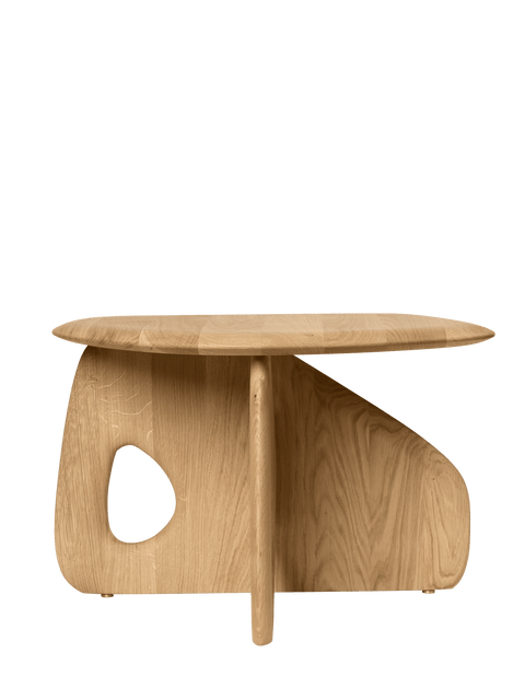 Organic Scandinavian Freeform Curved Wood Coffee Table
