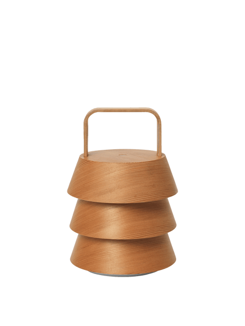 Luver Ambient Tiered Conical Table Lamp Minimalist Design