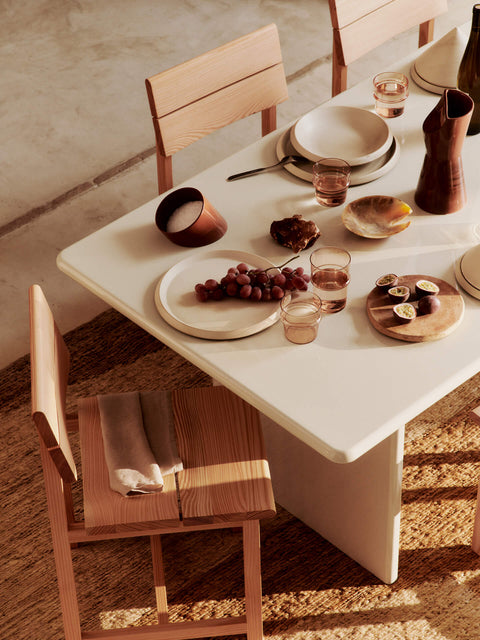 Timeless Minimalist Rustic Slat Back Dining Side Chair