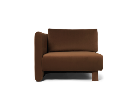 Dase Timeless Minimalist Velvet Modular Sofa