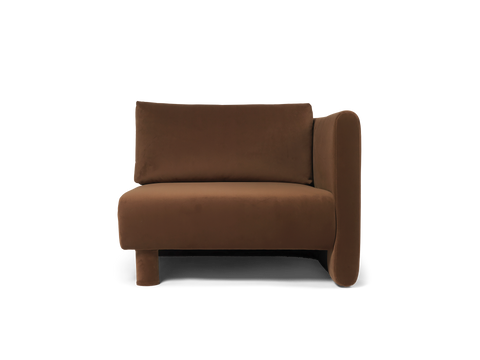 Dase Timeless Minimalist Symmetrical Velvet Modular Sofa