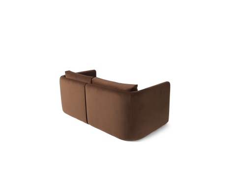 Dase Timeless Minimalist Symmetrical Velvet Modular Sofa