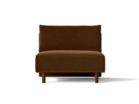 Dase Timeless Minimalist Velvet Symmetrical Modular Sofa