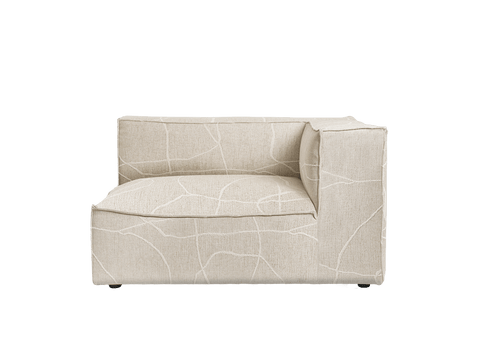 Catena Nature-Driven Modernist Right Oriented Modular Sofa