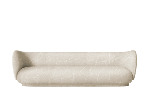 Rico Soft Scandinavian Curved Standard Sofa