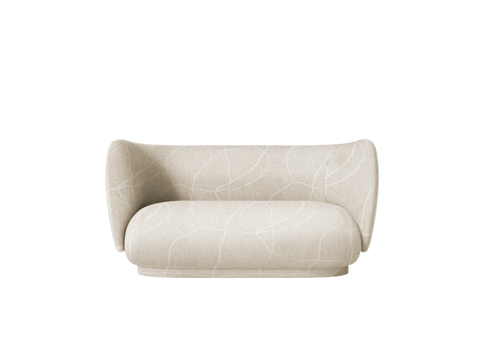 Rico Symmetrical Curved Standard Sofa Soft Scandinavian