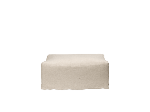 Catena Timeless Minimalist Backless Pouf Ottoman